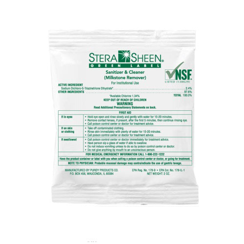 Stera-Sheen Green Label Sanitizer 2 oz
