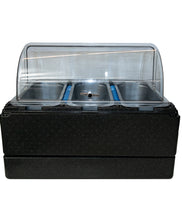 Load image into Gallery viewer, FB Gelato Carrier/Cooler (3-5 L Pans) (Comes w/ 2 FB Plate) + Rolling Cover 23.5&quot; x 15.5&quot; x 10&quot; H