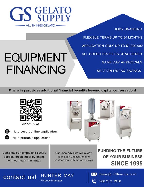 Equipment financing flyer